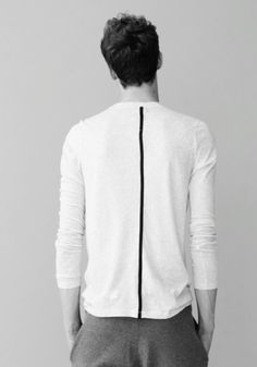 My eyes are drawn below.. #fashion Tshirt Details, Guy Fashion, Uniform Ideas, Der Gentleman, Black And White Outfit, Matching Clothes, Fashion Minimalist, Minimalist White, Streetwear Men