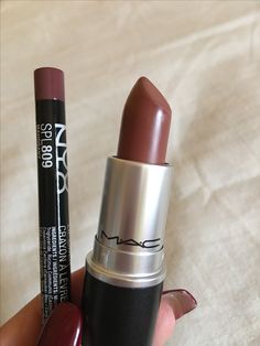 MAC Whirl and NYX Mahogany Black Cherry Lipstick Makeup, Whipped Caviar Nyx Lipstick, Bronx Mac Lipstick, Dark Mac Lipstick, Mac Ruby Woo Lipstick Dark Skin, Mac Whirl, Mac Lipstick, Cherry Pie, Nyx