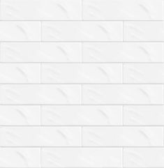 a white brick wall with wavy lines on the bottom, and one line in the middle