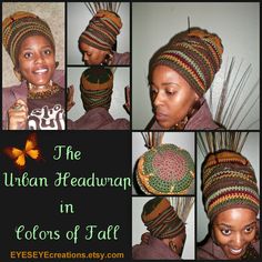 Urban Turban Crocheted Head-wrap MADE TO ORDER Wrapping - Etsy UK Interest Board, Wrapping Tutorial, Knit Turban, Bohemian Life, Crochet Idea, Head Wrap Scarf, Turban Headwrap, Katy Tx