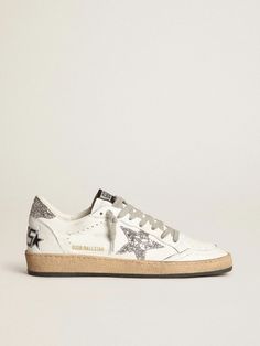 Silver Glitter Heels, Golden Family, Exclusive Sneakers, Golden Goose Sneakers, Glitter Heels, Star Sneakers, Pretty Shoes