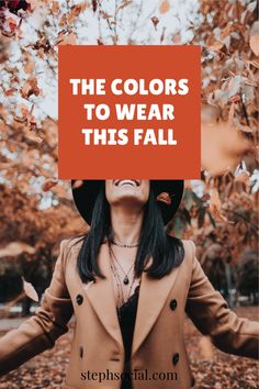 Fall fashion is inspired by the colors of nature. What colors to wear this fall. Fall fashion looks. Fall outfit ideas. Fall dresses. Fall sweater outfits. Fall outfits 2021. Cute fall outfits. Casual fall outfits. Everyday fall outfits. Fall fits aesthetic. Fall Clothing Colors, Cute Fall Outfits Casual, Everyday Fall Outfits, Fall Fits Aesthetic, Fall Sweater Outfits, Fall Fashion Looks, Colorful Fall Outfits, Casual Fall Jacket