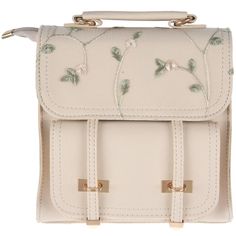 Embrace effortless style with our Floral Elegance Embroidered Leather School Backpack, a stunning addition from the Fashion Embroidery Collection. Perfectly blending functionality with sophistication, this backpack is designed to elevate your everyday ensemble. Crafted from premium leather, this backpack features delicate floral embroidery that adds a touch of femininity and charm. The intricate detailing showcases artisanal craftsmanship, making each piece a unique work of art. Ideal for both s White Embroidered School Bag, Spring Beige Floral Embroidered Bag, Everyday Floral Embroidery Backpack, Floral Embroidery Travel Backpack, Casual Floral Embroidered Backpack, Leather School Backpack, Embroidered Leather, Embroidery Fashion, School Backpacks