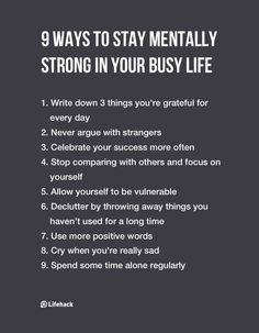 Mentally Strong, Health Motivation, Busy Life, Bullet Journaling, Life Advice, Self Improvement Tips, Emotional Health, Good Advice, Self Development