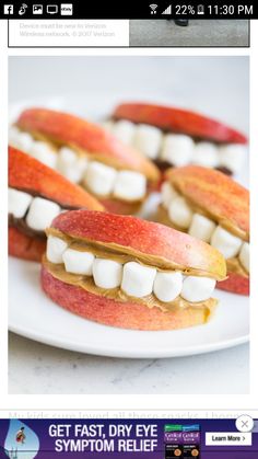 some food is on a white plate and there are two pictures in the same frame