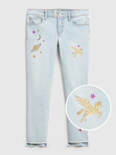 Space Graphics, Graphic Jeans, Jeans For Girls, Foundation Piecing, Perfect Foundation