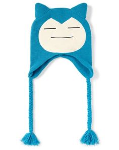 Stay cute and cozy with this Snorlax laplander hat! This fun blue hat is perfect for any Pokémon fan and is sure to turn heads wherever you go! Officially licensed Dimensions: 12.6" H x 9.1" W x 0.8" D Regular fit One size fits most Material: Acrylic Care: Hand wash Imported Pokemon Snorlax, Spencers Gifts, Blue Hat, Pokemon Fan, Hat Fashion, Pokemon, Hand Wash, Turn Ons, Fan