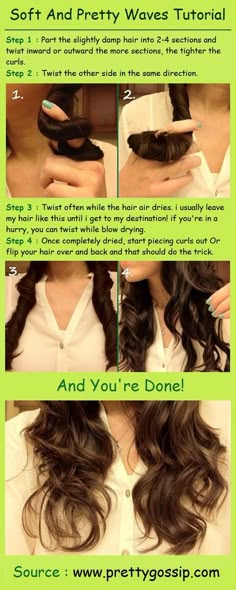 32 Amazing and Easy Hairstyles Tutorials for Hot Summer Days Bouffant Bun, Super Easy Hairstyles, Curl Your Hair, Curling Wand, Air Dry Hair, Heatless Hairstyles, Heatless Curls, Hair Tutorials Easy, Wand Curls