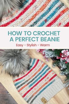 how to crochet a perfect beanie