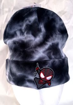 Marvel Tie Dye Miles Morales Spider-Man Winter Knit Cap Hat OSFM New NOS 2022 Miles Morales Spider Man, Miles Morales, Knit Cap, Comic Character, Winter Knits, Men Winter, Brands Outlet, Cosplay Costumes, Caps Hats