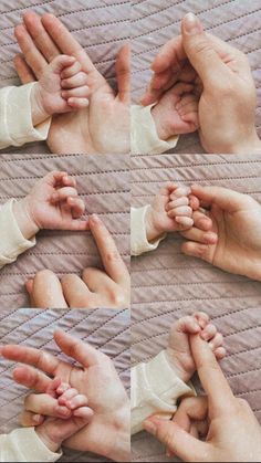 several images of hands with bandages on them