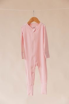 Galah - CloudBlend™ Footless Pajamas Soft Solid Color Sleepwear, Solid Long Sleeve Onesie For Bedtime, Solid Long Sleeve Bedtime Onesie, Sleep Gown, Pregnancy Pillow, Natural Textiles, Fitted Crib Sheet, Reversible Quilt, Luxury Linen