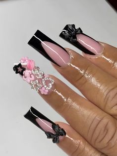 Pink Ombre Nails, Unique Acrylic Nails, Pink Ombre, Long Acrylic Nails, Ombre Nails, Acrylic Nails, Nails, Pink, Pins