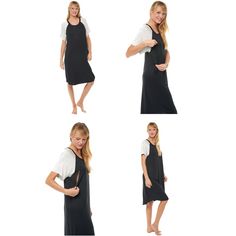 This t-shirt style, nursing gown is suitable for new mothers as a maternity hospital nightgown, postpartum sleeping gowns, breastfeeding pajama dress, labor delivery gown or casual t-shirt. Casual Maternity Nursing-friendly Sleepwear, Black Cotton Sleep Dress, Short Sleeve Maternity Dress For Nursing, Nursing Friendly Short Sleeve Lounge Dress, Maternity Nursing Dress With Short Sleeves, Black Nursing-friendly Maternity Dress, Black Nursing Friendly Maternity Dress, Breastfeeding Pajamas, Sleepwear Black