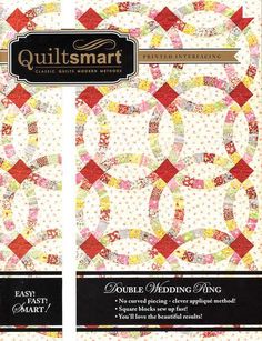 quiltsmart magazine cover featuring an intricate design