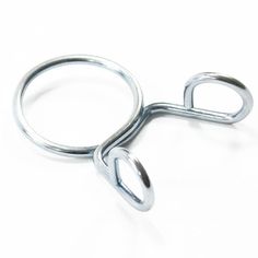 a pair of metal scissors on a white background