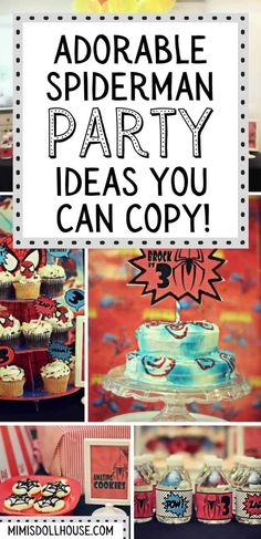 spiderman party ideas you can copy