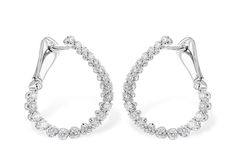 Elevate your style with our Diamond Fashion Hoop Earrings. These stunning hoops feature sparkling diamonds, making them the perfect accessory for any fashionista. Add a touch of luxury and sophistication to any outfit with these must-have statement earrings. Luxury White Gold Statement Clip-on Earrings, Diamond Fashion Jewelry, Jewelry Appraisal, Sell Gold, Fashion Jewelry Earrings, Diamond Hoop Earrings, Custom Jewelry Design, Diamond Fashion, Jewelry Creation