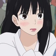 Black Hair, Anime, Hair, White, Black