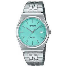 Great shopping ideas for Casio Vintage Silver Turquoise Blue Stainless Steel Classic Watch MTPB145D-2A1, Jewelry & Watches Casio Vintage, Casa Vintage, Classic Watches, Shopping Ideas, Stainless Steel Band, Silver Turquoise, Turquoise Blue, Vintage Silver, Amazing Jewelry