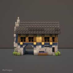 a small house made out of lego blocks