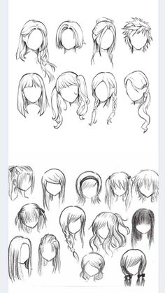 an anime character's hair styles and how to draw them on the app store