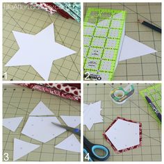 step by step instructions on how to make paper stars