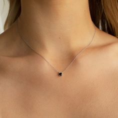 Minimalist Solitaire Pendant Necklace With Birthstone, Minimalist Solitaire Pendant Necklace With Clavicle Chain, Minimalist Silver Solitaire Necklace, Minimalist Round Pendant Solitaire Necklace For Everyday, Minimalist Solitaire Necklace With Adjustable Chain, Minimalist Solitaire Necklace Gift, Everyday Minimalist Round Pendant Solitaire Necklace, Nov 6, Best Friend Gift