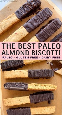 the best paleo almond biscotti is made with gluten free dairy