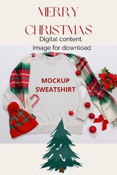 This is image for download. You could download it by link below. Digital content for your business. Use my Sweatshirt/Hoodie/ Pullover mockups as flat lay images to promote your sweatshirt/hoodie designs. This digital mockup is designed to be user-friendly—simply overlay your design, print, text, logo, ad, artwork, or typography onto the Sweatshirt/Hoodie mockup to present them in your online store, site, blog, social media etc.! Outfit Flat Lay, Flats Outfit