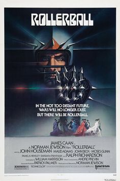 a movie poster for rollerball