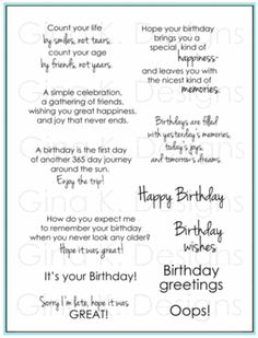 a birthday card with the words happy birthday