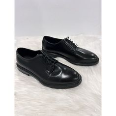 New Without Tag And No Box Please Take A Moment To Look At All The Pictures. Elevate Your Formal Look With These Zara Men's Black Leather Lace Up Derby Dress Shoes. Crafted From High-Quality Leather, These Shoes Feature An Almond Toe Shape And A Classic Lace-Up Closure. The Shoes Are Lined With Faux Leather And Have A Comfortable Insole For All-Day Wear. These Shoes Are Perfect For Any Occasion, Whether It's A Formal Event Or A Day At The Office. The Solid Black Color And Classic Design Make The Zara Men, Derby Dress, Mens Black Leather, Black Leather Shoes, Zara Man, Zara Shoes, Leather Lace, Zara Black, High Quality Leather