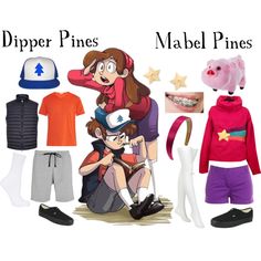 Mabel And Dipper, Dipper And Mabel, Chantal Thomass, Mabel Pines, Dipper Pines, Group Halloween Costumes, Couple Halloween, Couple Halloween Costumes, Gravity Falls