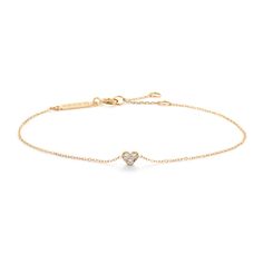 Put on the Sophie Diamond Heart Bracelet to add some glittering romance to your look. Featuring three little diamonds in a classic and charming heart design, this is the perfect gift to yourself or someone you hold dear. Product Details: Material: 14K Solid Gold Chain Length: 6 inches. Extension chain: 1 inches. Love size: 4.0 mm Elegant Heart Bracelet With Diamond Accents, Elegant Diamond Heart Bracelet, Elegant Diamond Heart Cut Bracelet, Elegant Heart-shaped Diamond Bracelet, Elegant Heart-shaped White Gold Diamond Bracelet, Elegant Heart Bracelet With Diamond Accents As Gift, Diamond Heart Bracelet In White Gold, Classic Heart-shaped Diamond Bracelet, Diamond Heart Bracelet For Wedding