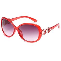 Super Cute Red Vintage Style Sunglasses Hd Lens Uv 400 Protection High Quality Frames Red Sunglasses For Spring Beach Occasions, Elegant Plastic Sunglasses For Spring, Red Sunglasses With Uva Protection For Summer, Red Party Sunglasses With Uva Protection, Red Sunglasses For Beach In Spring, Casual Red Sunglasses For Spring, Chic Red Sunglasses For Spring, Chic Red Sunglasses With Uv Protection, Red Sunglasses With Gradient Lenses For Spring