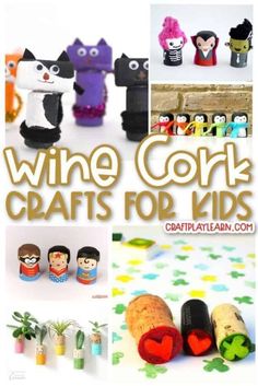 wine cork crafts for kids that are fun to make