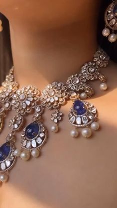 Vilandi Jewellery, Orra Jewellery, Diamond Polki Necklace, Jadau Jewellery, Bridal Jewellery Inspiration, Bridal Necklace Designs, Kundan Jewellery Set