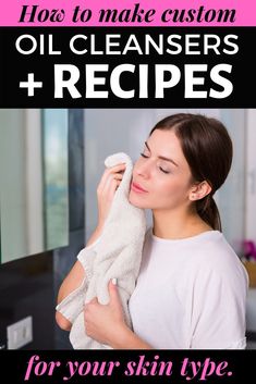 Homemade Daily Face Wash Recipes: Customizing Oil Cleansers for Your Skin Type. What's so remarkable about using oil cleansers as a daily facial cleanser, is that you can get a quality product with as little as a single ingredient! Not only does oil remove makeup, dirt and toxins, it won't strip your skin like some soap based cleansers can. So skin is balanced and perfectly moisturized in one simple step. Learn how to formulate your own homemade daily face wash oil cleanser recipes now. Natural Skincare Recipes, Natural Face Care, Daily Face Wash, Daily Facial Cleanser, Natural Beauty Recipes