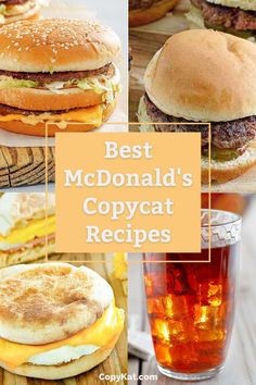 the best mcdonald's copycat recipes