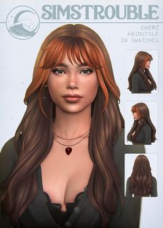 #hair #hairstyle #haircut #hairstylist #haircolor #hairfashion #haircare #hairideas #hairinspo #hairporn #sims4 #sims4hair #ts4cc Female Hair Sims 4 Cc Patreon, Sims 4 Hair Cc Download, Rockstar Sims 4 Cc, Sims 4 Wavy Hair Cc, Cabelos The Sims 4, Simlish Cc, Sims 4 Long Hair, Ts4 Cc Hair, Sims Cc Hair