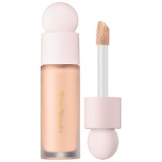 A lightweight, hydrating concealer with cake-free, medium-to-full coverage that lasts while brightening skin with a radiant finish.Coverage: Medium Finish: Radiant Formulation: Liquid Skin Type: Normal, Dry, Combination, and Oily Ingredient Callouts: Free of sulfates SLS and SLES, parabens, formaldehydes, formaldehyde-releasing agents, phthalates, mineral oil, retinyl palmitate, oxybenzone, coal tar, hydroquinone, triclosan, and triclocarban, and contains less than one percent of synthetic fragr Brightening Concealer, Rare Beauty By Selena Gomez, Corrector Concealer, Concealer Shades, Best Concealer, Too Faced Concealer, Foundation Shades, Makeup Concealer, Rare Beauty