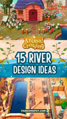 animal crossing 15 river design ideas