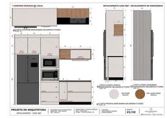 an image of a kitchen with cabinets and cupboards in white, brown and black