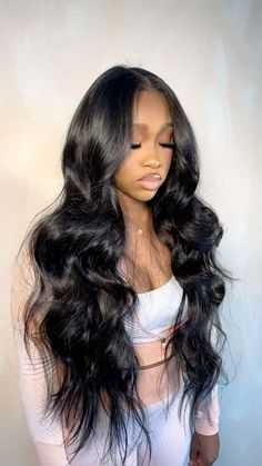 Brazilian Body Wave Hair, Raw Indian Hair, Sew In Hairstyles, Hair Body Wave, Human Hair Bundles, Brazilian Body Wave, Hair Laid, Raw Hair, Wave Hair