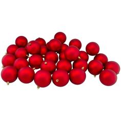 32 count red shatterproof matte ball ornaments. Balls are equipped with gold ornament caps. Pack of matching gold string hangers are included for optional use Christmas Tree Display, Tree Display, Christmas Ball Ornaments, Gold Ornament, Shatterproof Ornaments, Christmas Central, Red Ball, Ornament Hooks, Silver Ornaments