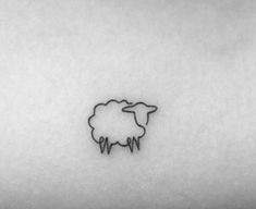 a black and white photo of a sheep on the back of a woman's shoulder