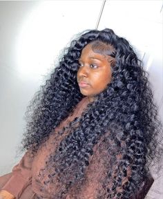 Wet And Curly Quick Weave, Curly Leave Out Hairstyles, Quick Weave Flip Over Curly, Long Curly Flip Over Quick Weave, Deep Wave Sew In With Closure Middle, Curly Versatile Quick Weave, No Part Quick Weave With Leave Out, Deep Wave Side Part Sew In, Free Part Sew In