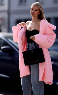 Leonie Hanne, Cold Outfits, Pink Outfits, Mode Vintage, Style Chic, Mode Inspiration