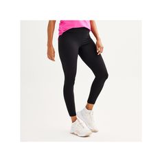 These Tek Gear high-waisted 7/8 leggings will become your go-to any day of the week. Click on this WOMEN'S GUIDE to find the perfect fit and more! FIT & SIZING 24.5-in. inseam High rise sits on the natural waistline Compression fit Lightweight Elastic waistbandFABRIC & CARE Polyester, spandex Machine wash Imported Size: Small. Color: Mineral Black. Gender: female. Age Group: adult. Basic Activewear With Comfort Stretch For Workout, Basic Comfort Stretch Activewear For Workout, Basic Activewear For Workout, Black Tights For Light Exercise, Functional Tights For Light Exercise, Casual Tights For Light Exercise, Casual Solid Tights For Light Exercise, Casual Leggings For Light Exercise, Sporty Leggings For Light Exercise With Comfort Stretch